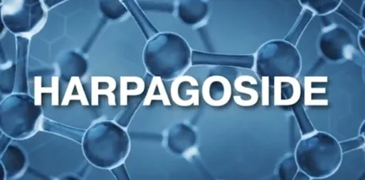 Harpagoside molecule banner from the sales video