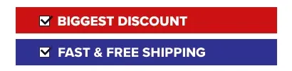 Joint Glide sales banner reading Biggest discount and Fast and free shipping