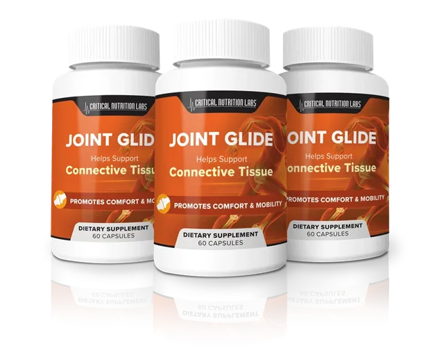 Three bottles of Joint Glide capsules